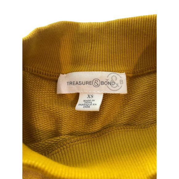 LUCKY BRAND Boyfriend Jeans (Sz 0/25) + XS Mustard Sweatshirt – Fall Casual Duo - Picture 4 of 11